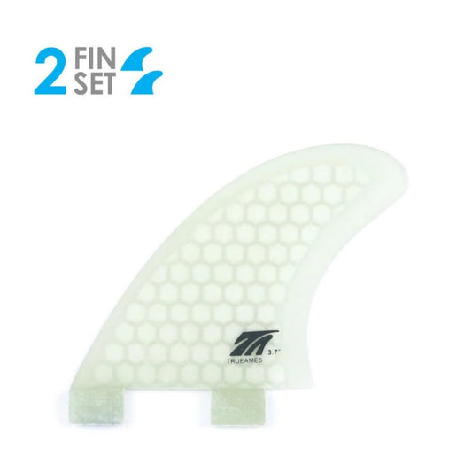True Ames 3.7" Side Bites- FCS Compatible - Clear Hexicore