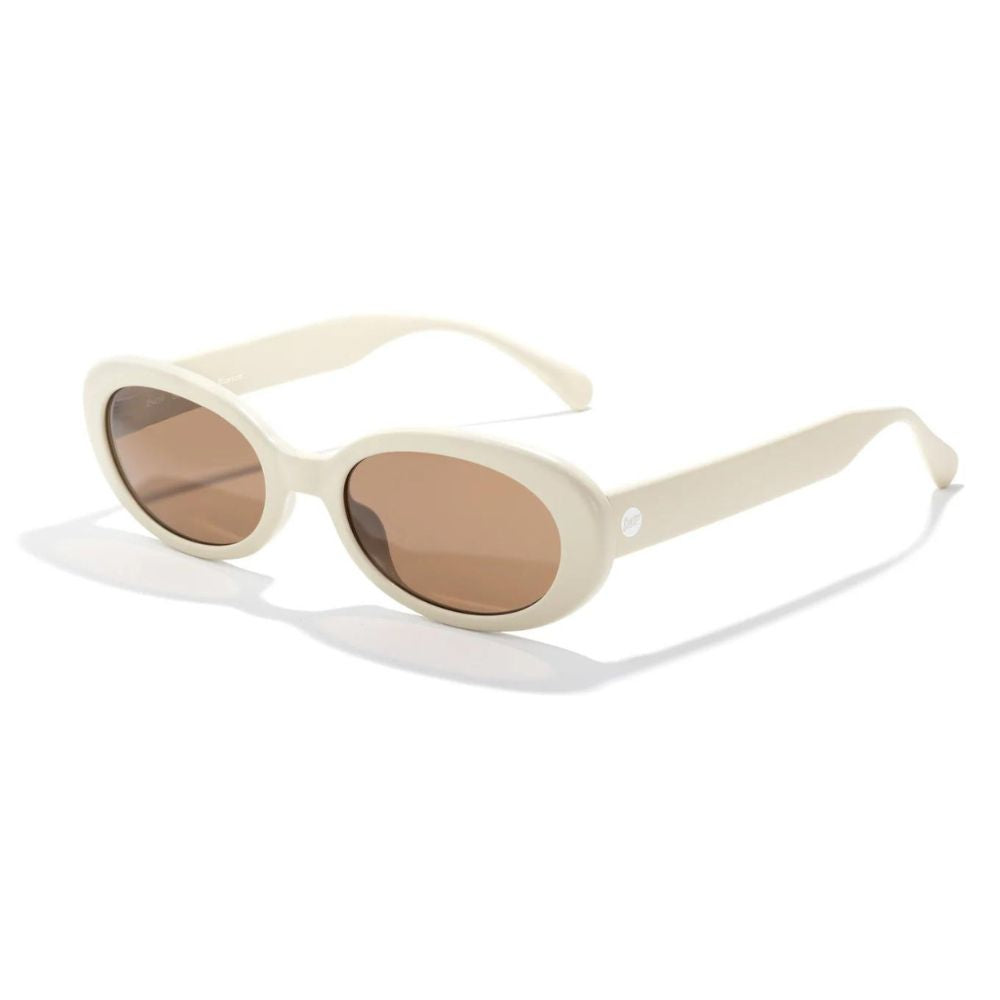 Sunski Bianca Polarized Sunglasses - Ivory Amber