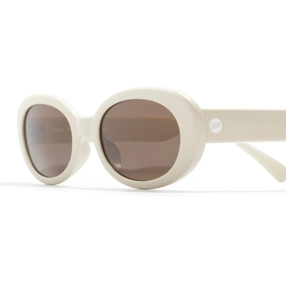 Sunski Bianca Polarized Sunglasses - Ivory Amber