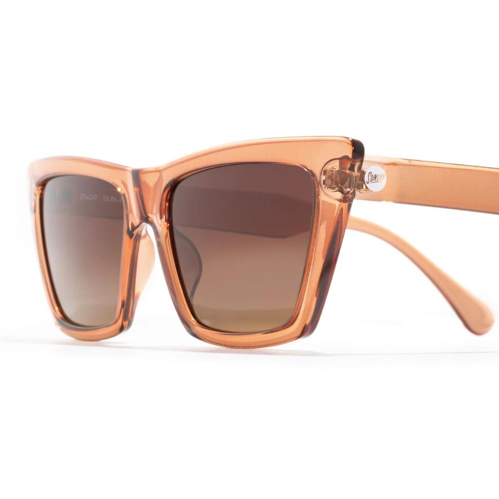 Sunski Fiorella Polarized Sunglasses - Copper Terra Fade