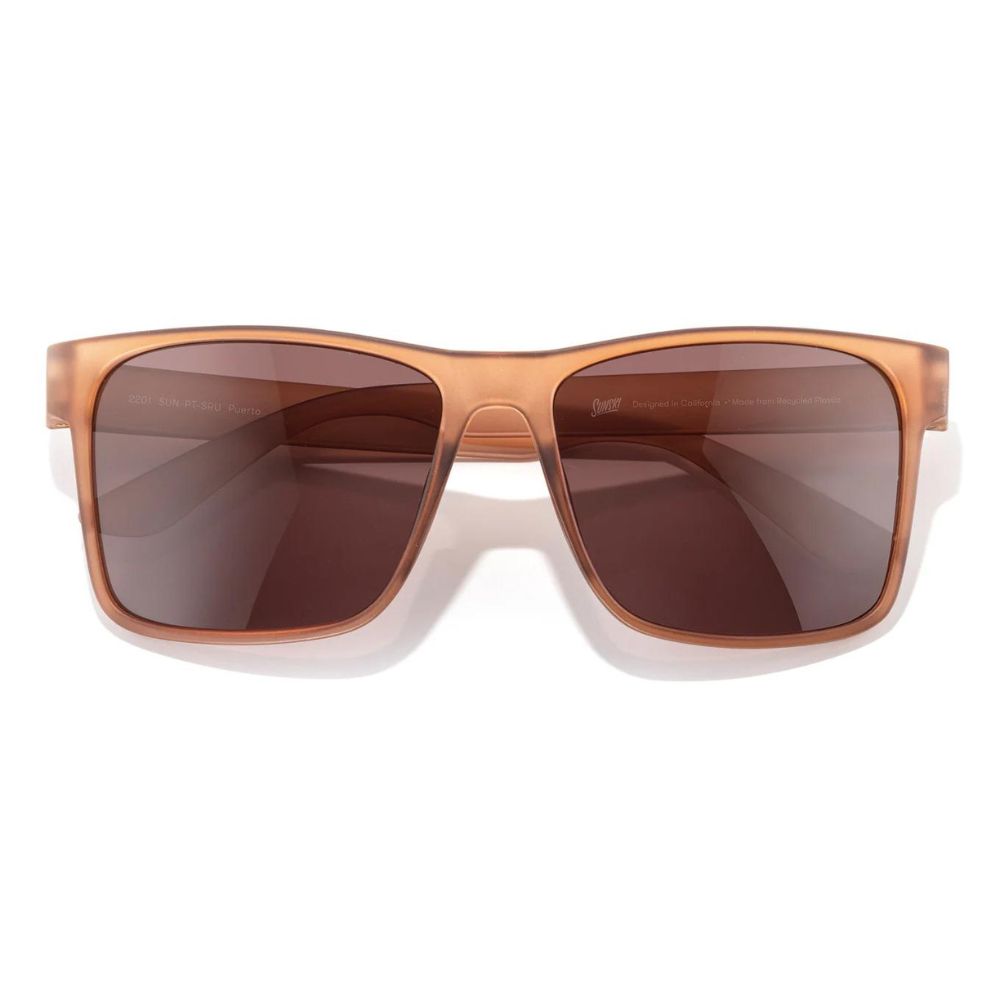 Sunski Puerto Polarized Sunglasses - Sienna Ruby