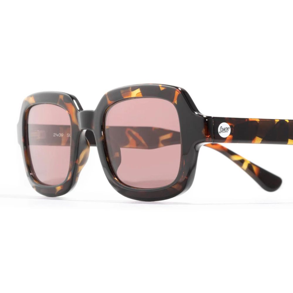 Sunski Lago Polarized Sunglasses - Tortoise Rose