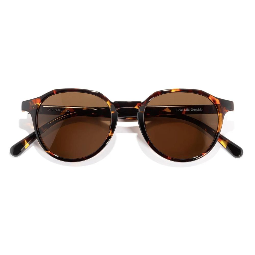 Sunski Vallarta Polarized Sunglasses - Tortoise Amber