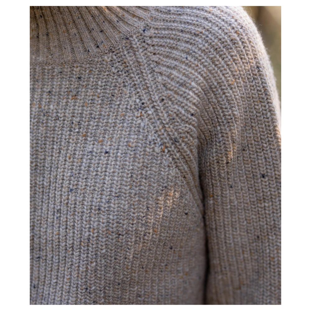 Teddy Sweater Oatcake - Close Up View