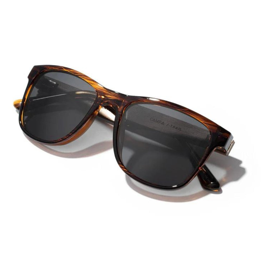 CAMP Sunglasses: Trail - Tortoise / Grey Polarized