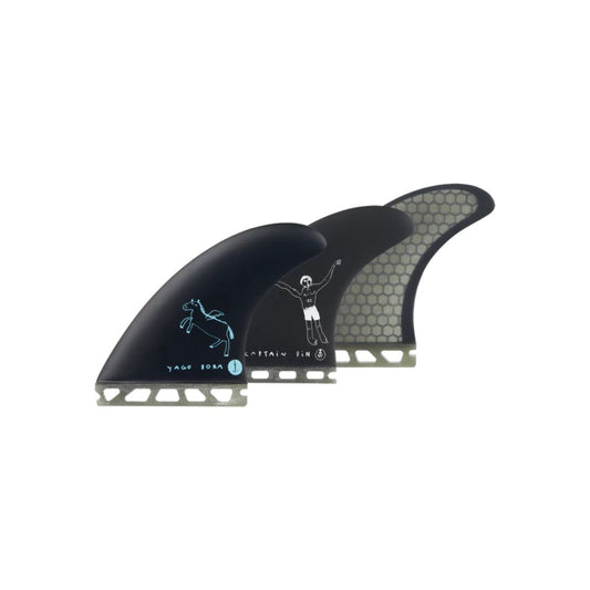 Captain Fin - Yago Dora Large Thruster - Black (Single Tab)