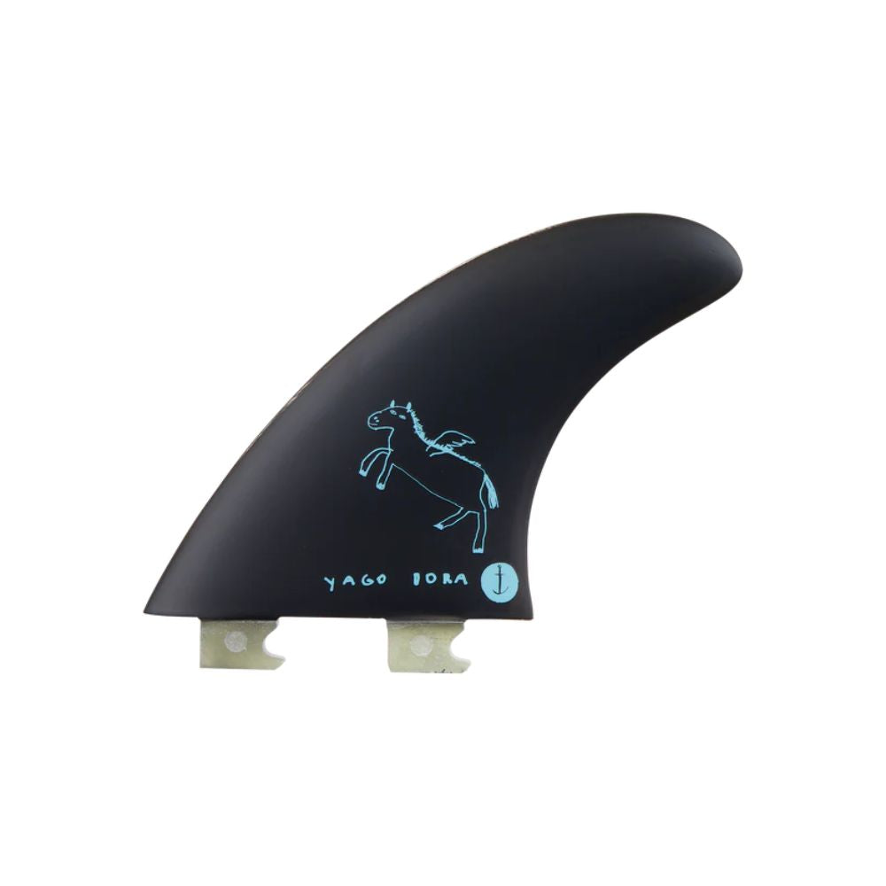 Captain Fin - Yago Dora Large Thruster - Black (Snap In)