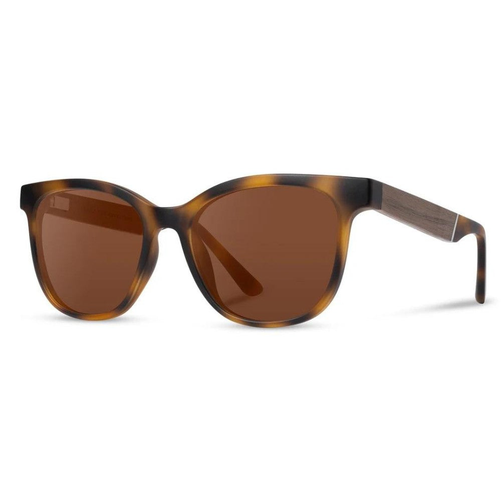 CAMP Sunglasses: Cove - Matte Tortoise/Walnut (Brown Polarized)