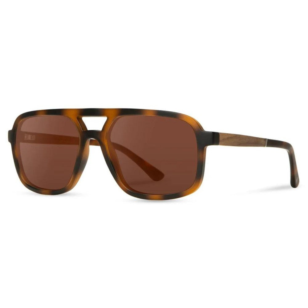 CAMP Sunglasses: Glacier - Matte Tortoise/Walnut (Brown Polarized)