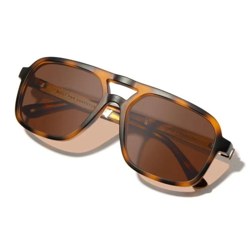 CAMP Sunglasses: Glacier - Matte Tortoise/Walnut (Brown Polarized)