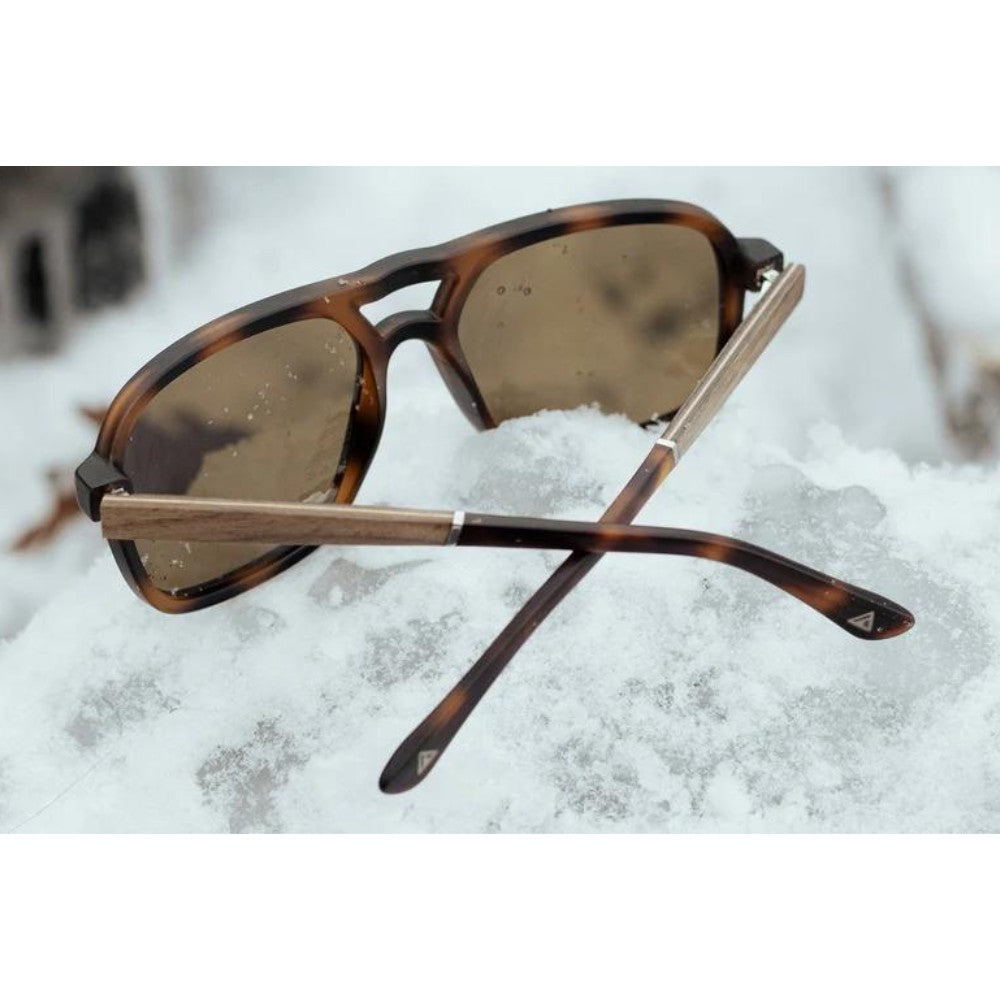 CAMP Sunglasses: Glacier - Matte Tortoise/Walnut (Brown Polarized)