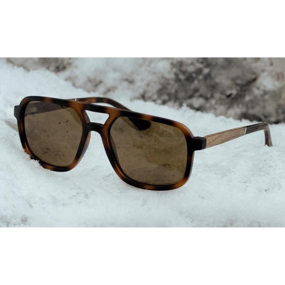 CAMP Sunglasses: Glacier - Matte Tortoise/Walnut (Brown Polarized)