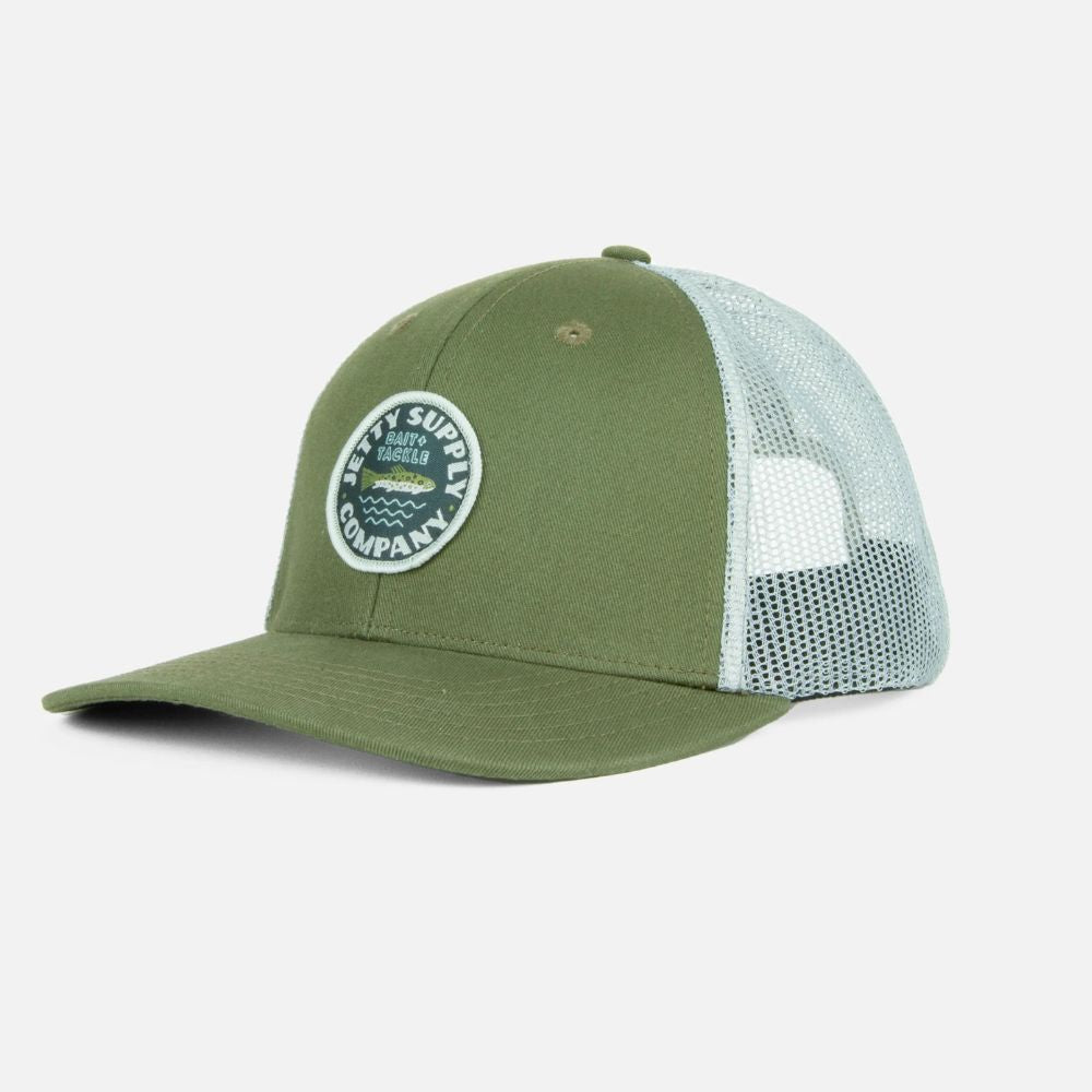 Jetty Trout Trucker Hat - Agave