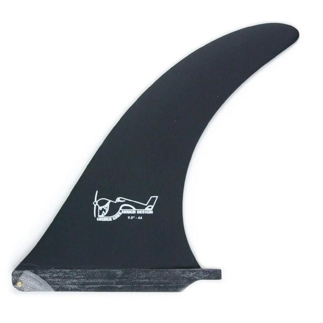 True Ames: Greenough 4A - Single Fin - 8.5" - Black