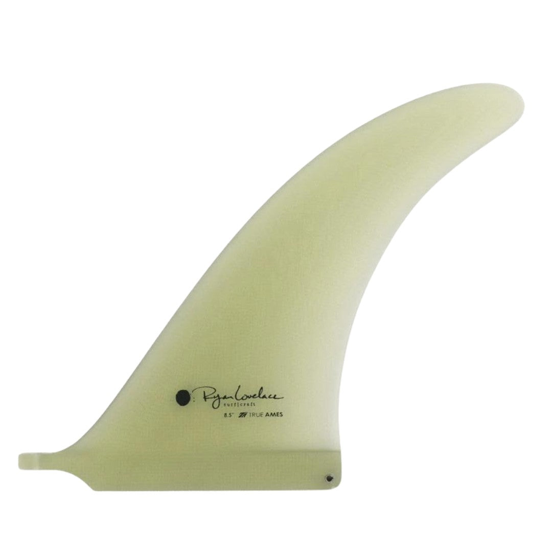 True Ames: Lovelace v.Bowls -Single Fin - 7.75" - Clear