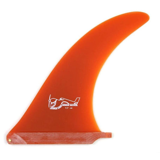 True Ames: George Greenough 4A - Single Fin - 10.5" - Orange