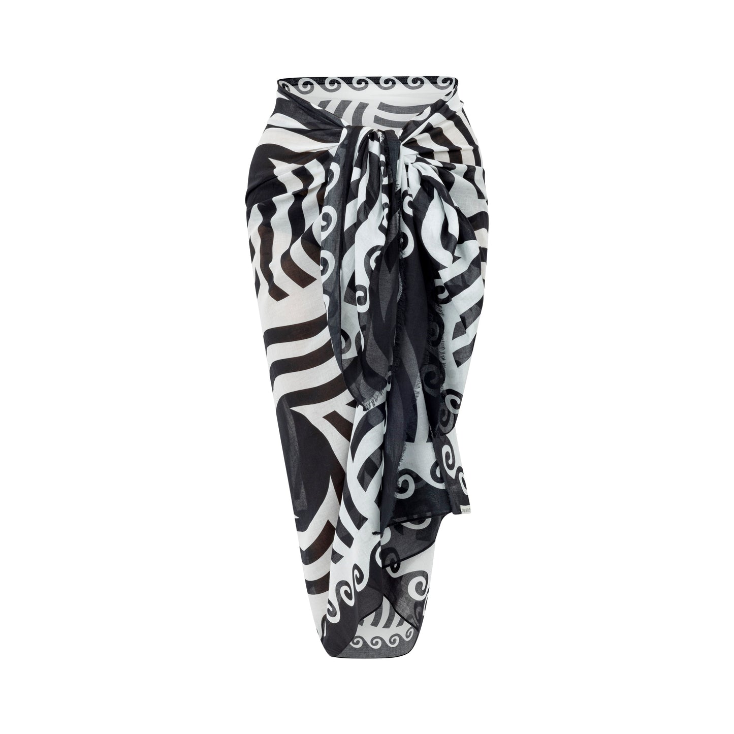 Mykonos Pareo - Midnight Swim Sun Pattern