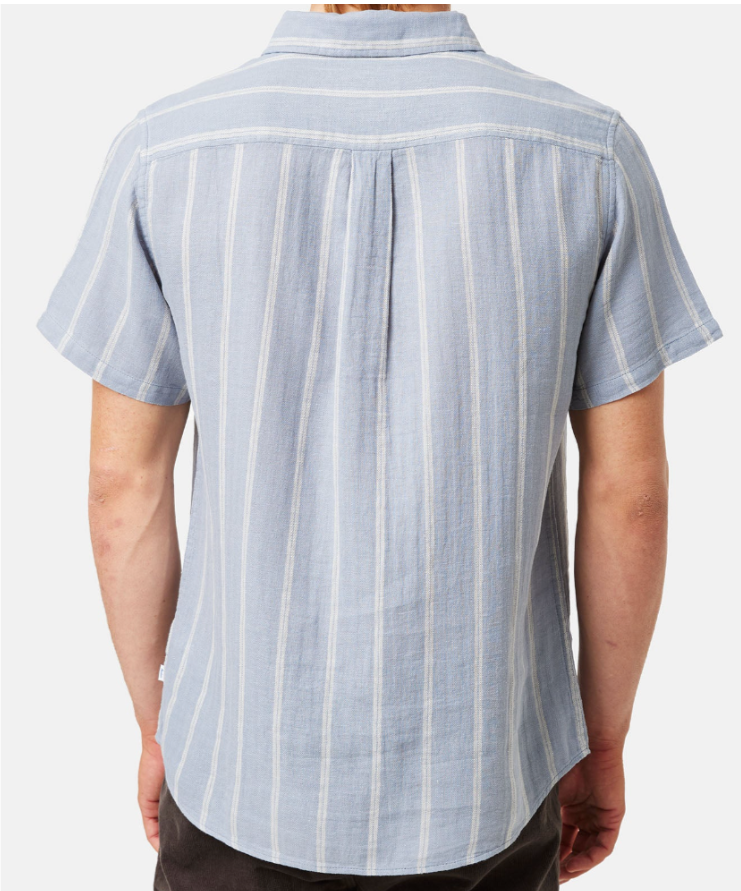 Alan Shirt - Linen Cotton Button Up Short Sleve