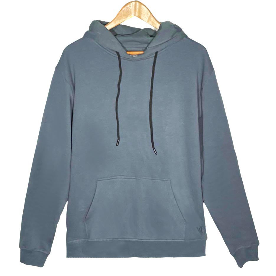 Women's Organic Pull Over Hoodie - Slate Blue