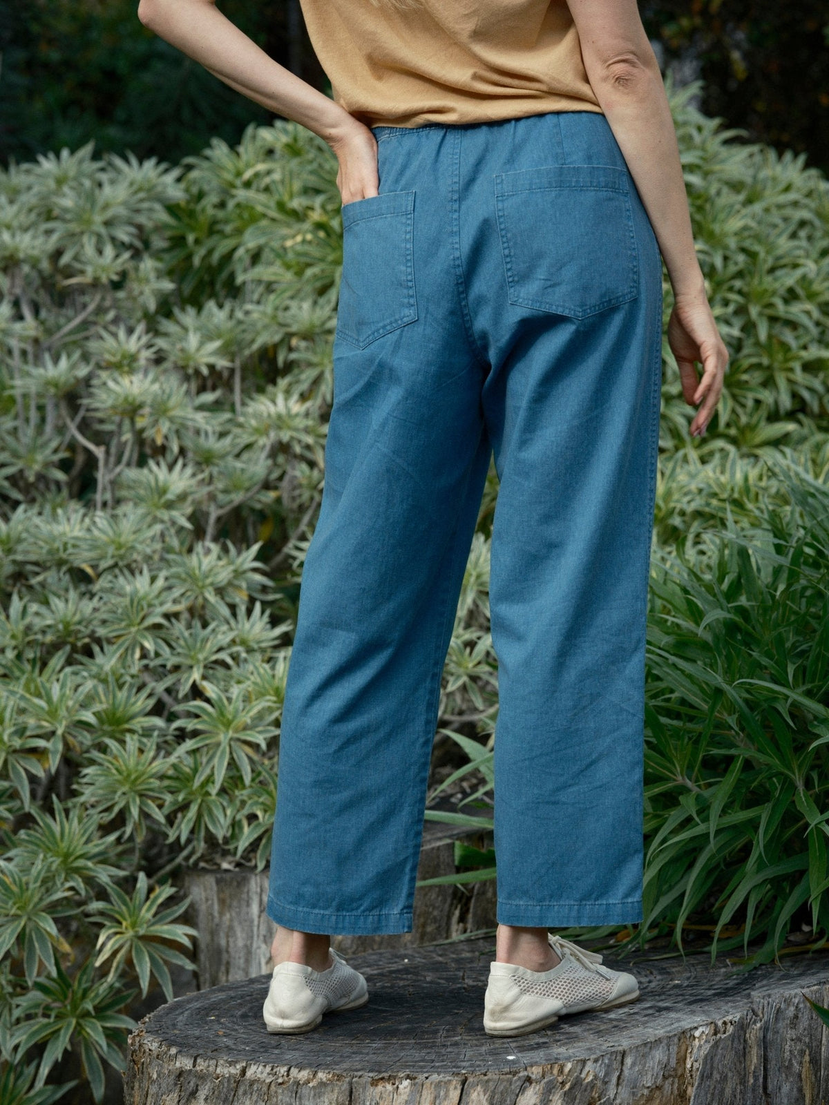 Mollusk Drawstring Weekend Pants - Women's Vintage Wash Cotton Twill Pants