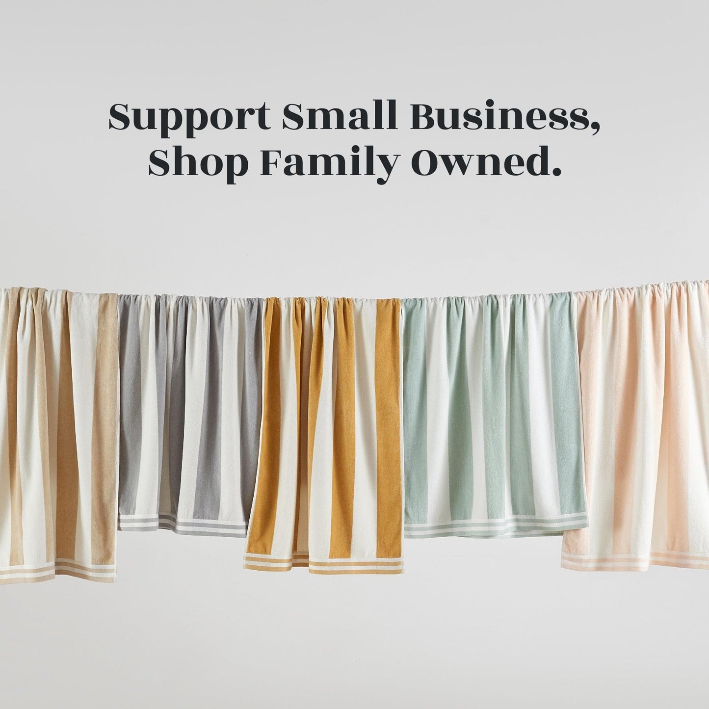 Oversized Striped Cabana Beach Towel - Edgartown Collection