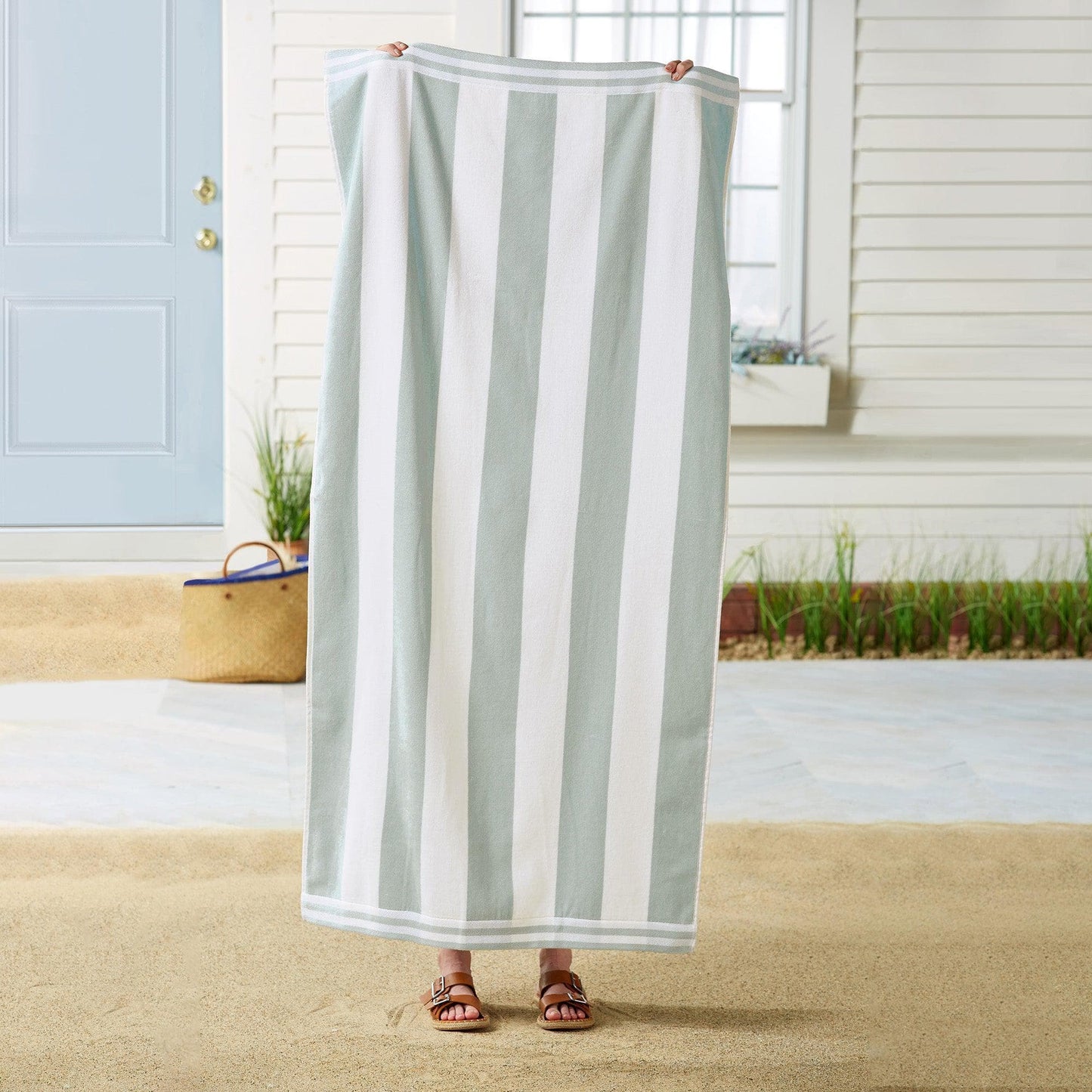 4 Pack Striped Cabana Oversized Beach Towel - Edgartown