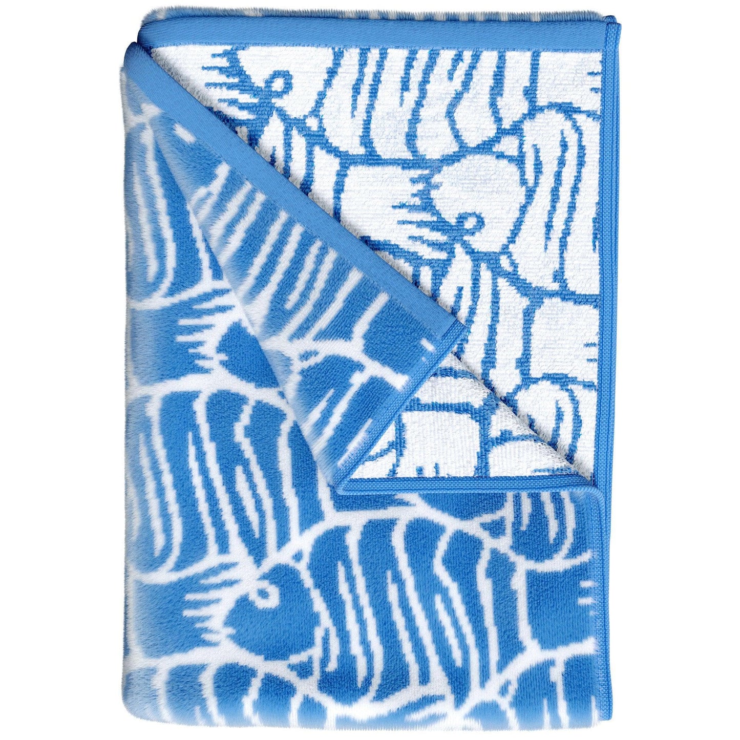 Oversized Retro Printed Beach Towel - St. Barts Collection
