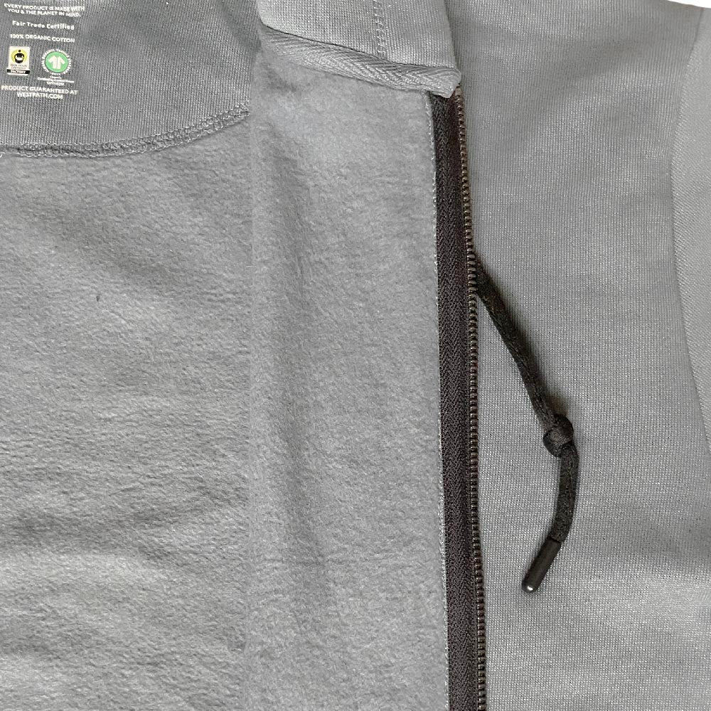 Women's Organic Zip-Up Hoodie - Grey