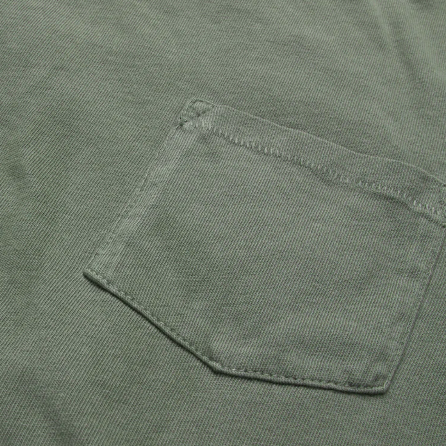 Groovy Long Sleeve Pocket Tee - Green