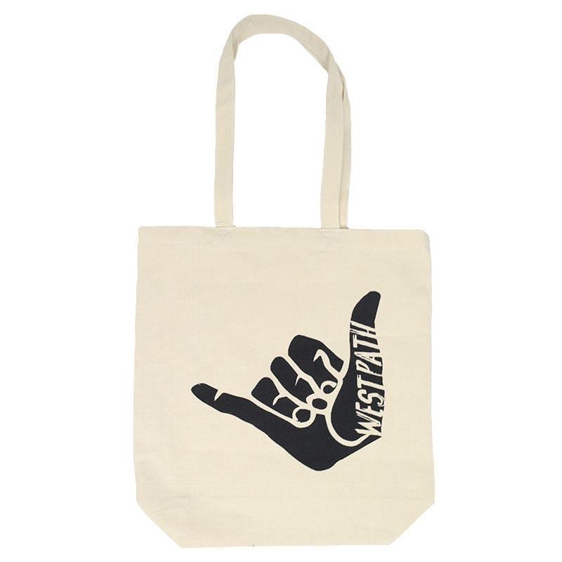 Organic Canvas Tote Bag - Shaka Hang Loose