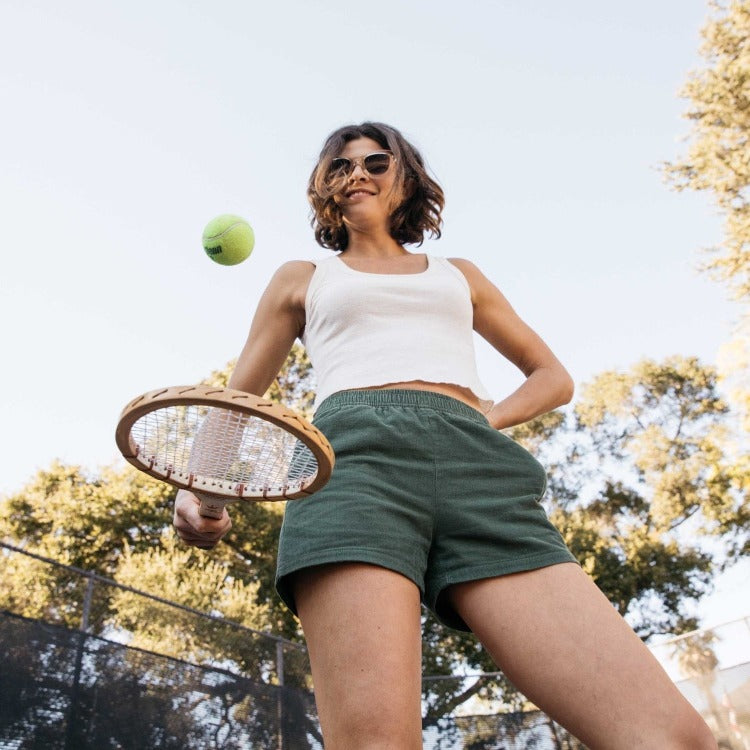 Corduroy Shorts - Forest Green