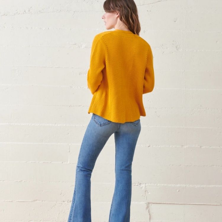 Yellow Jackie Cardigan