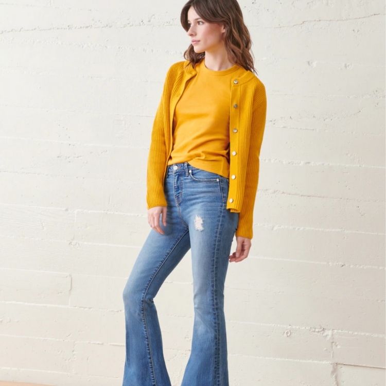 Yellow Jackie Cardigan