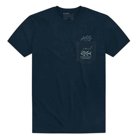 Jetty Sinker Pocket Tee - Navy