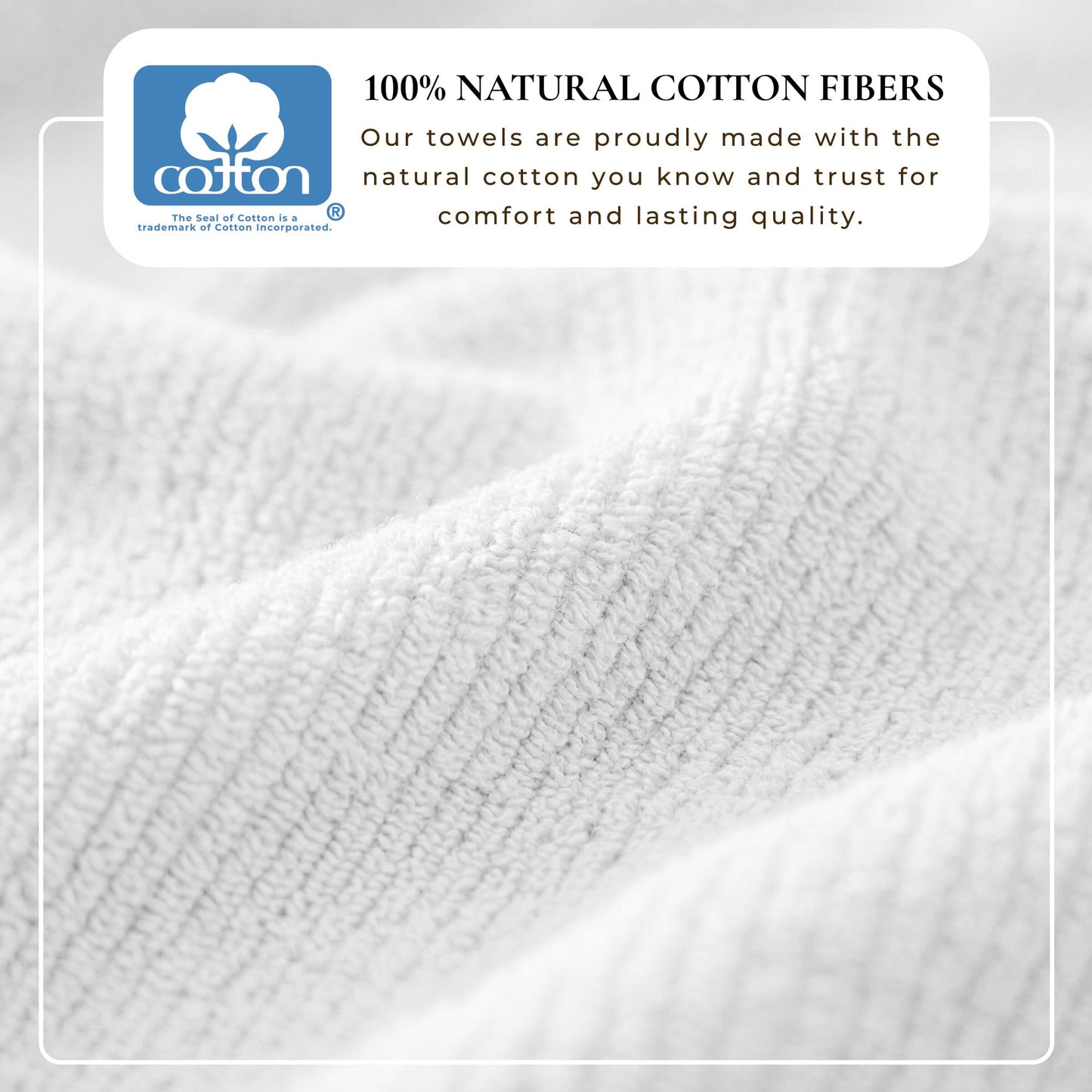 Turkish Cotton Ribbed 6-Piece Bath Towel Set - Georgiana Collection