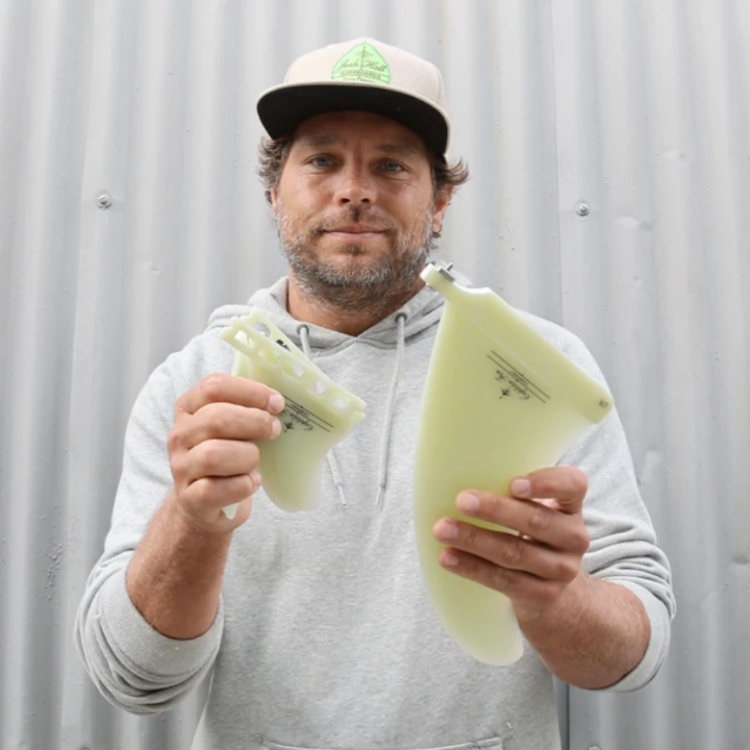 Josh Hall 7.5 inch Single Fin (Cream)