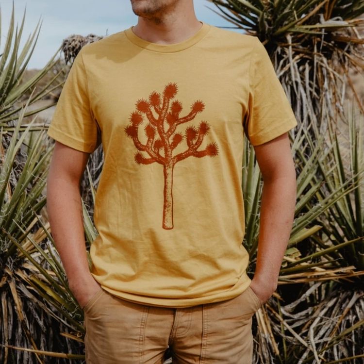 Joshua Tree Tee- Yellow