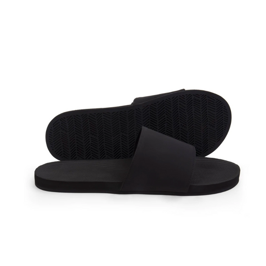 Men's Black Eco-Friendly Slides