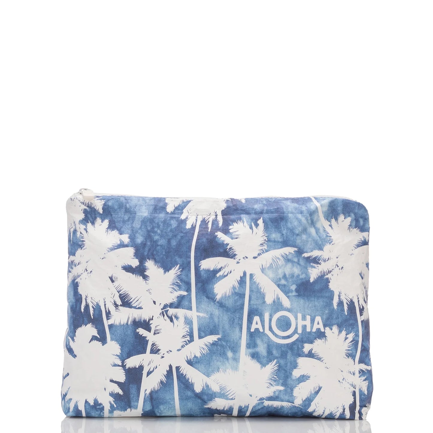 Mid Pouch - Coco Palms - Indigo