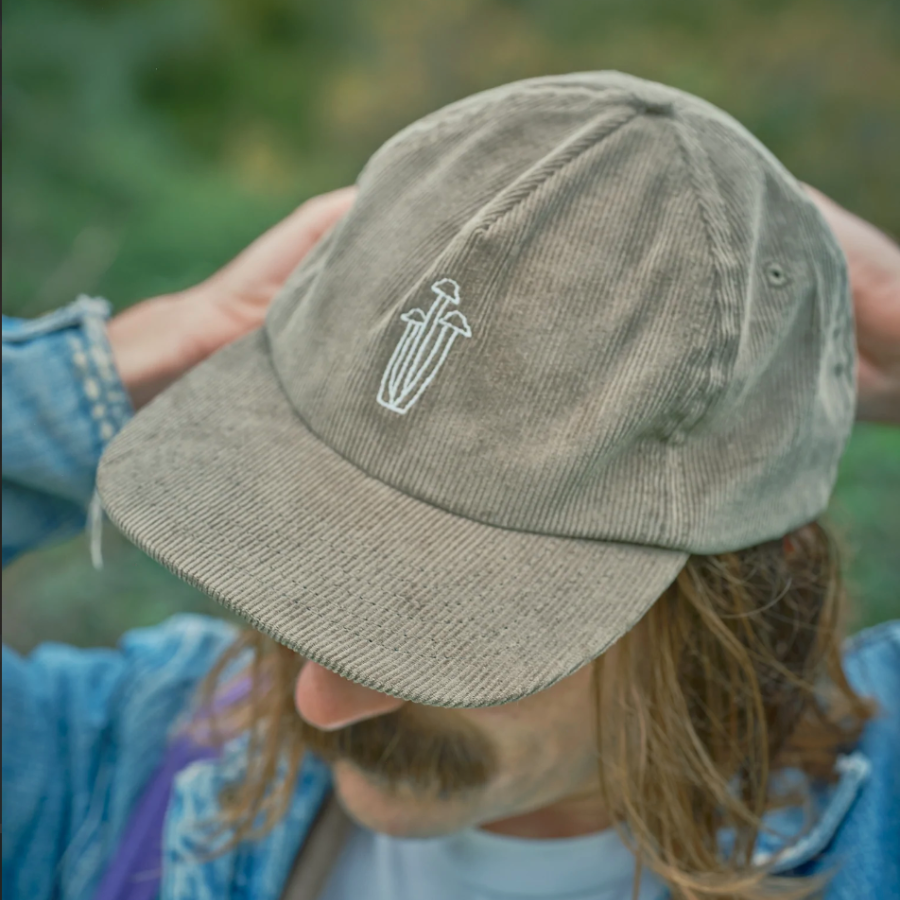 Olive Green Mushroom Hat