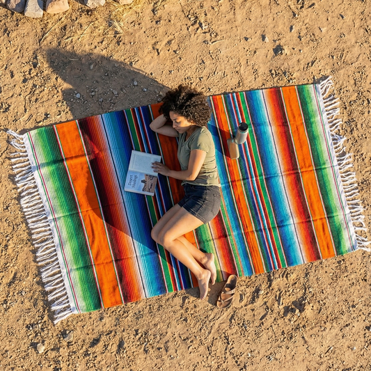 Sunset Prism Serape Blanket