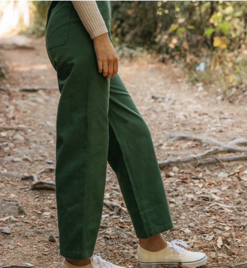 Dark Green Painter Pants
