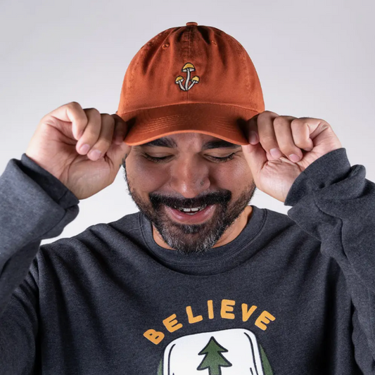 Shroom Dad Hat - Burnt Orange