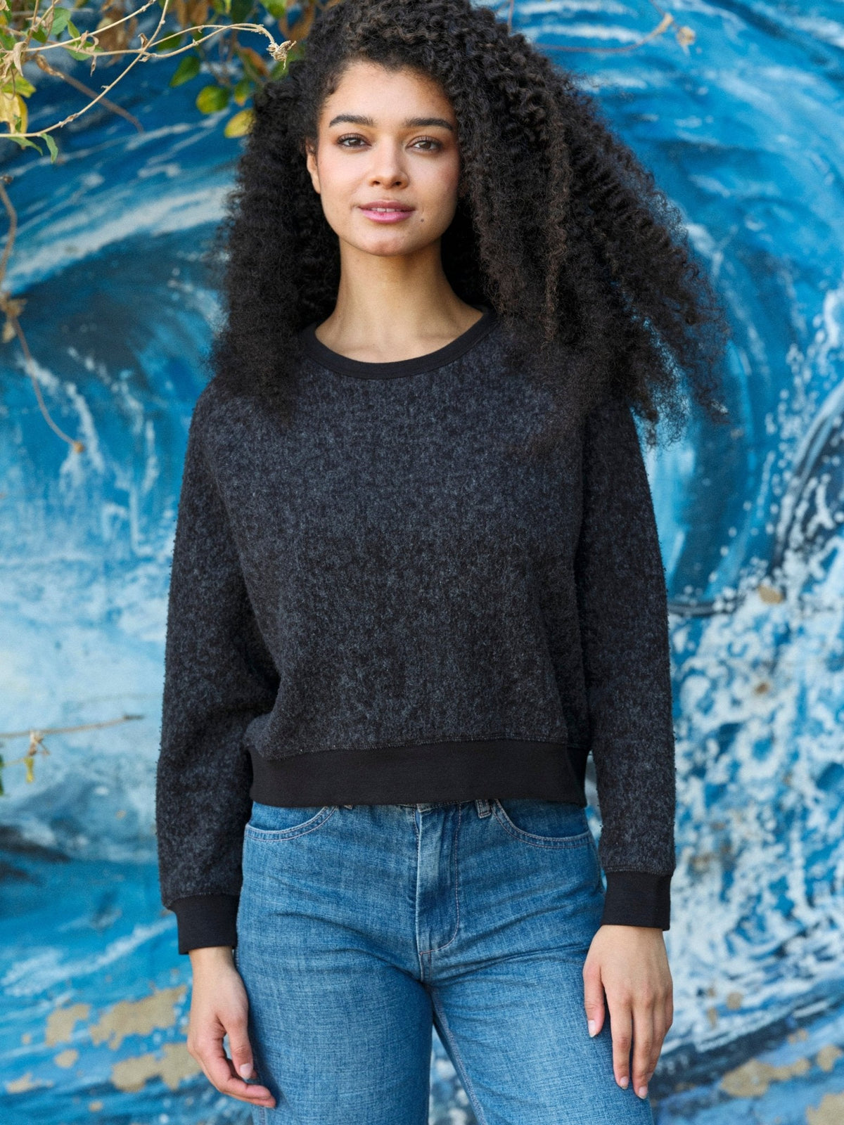 Mollusk Softest Crew - Women's French Terry Crewneck Sweatshirt