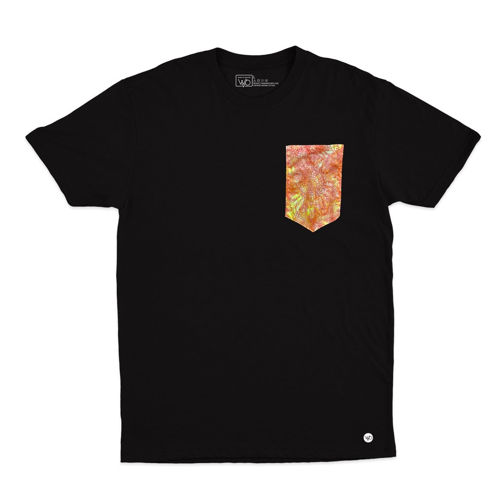 Sunflower Pocket Tee in Black