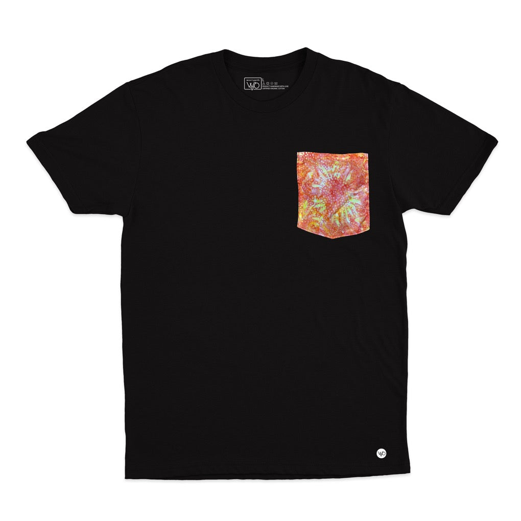 Sunflower Pocket Tee in Black