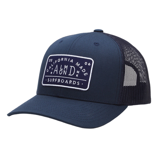 Navy Almond Trucker Hat
