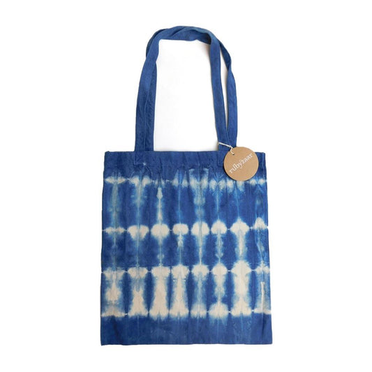 Shibori Tie Dyed Ocean Tote