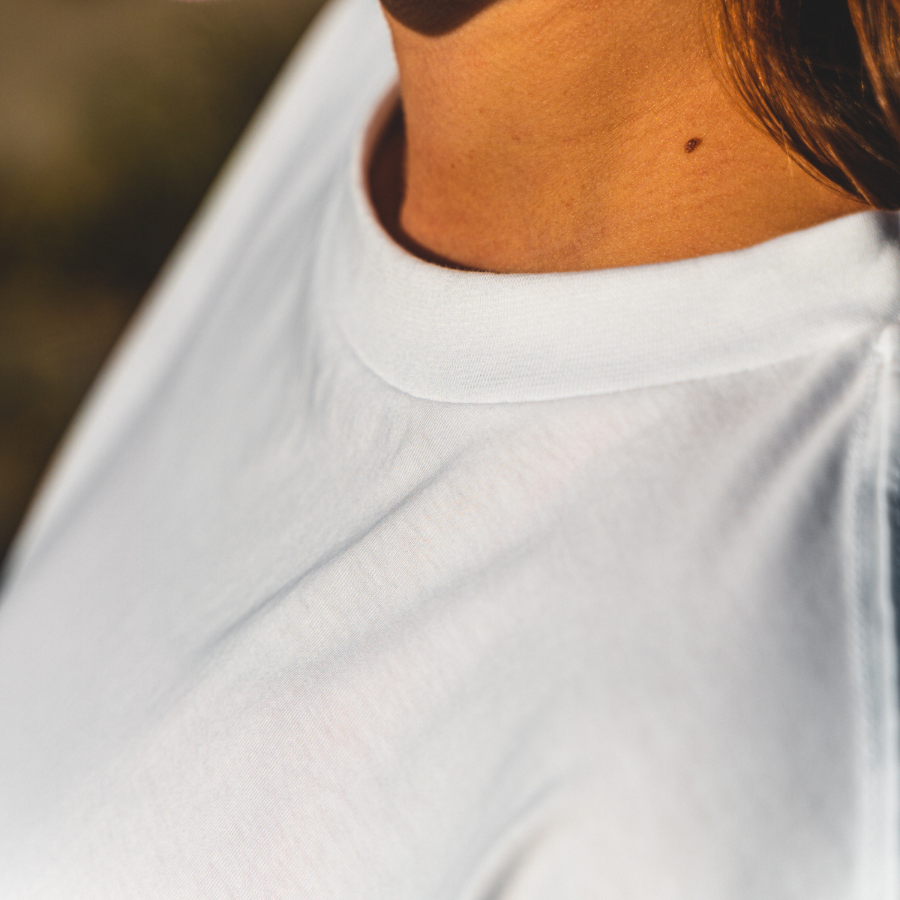 Women's Organic Cotton Boxy Tee - White