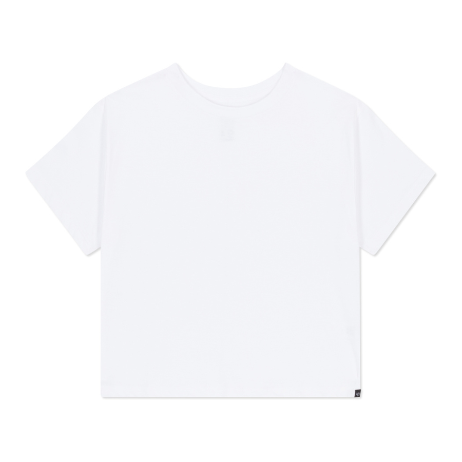 Women's Organic Cotton Boxy Tee - White